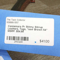 Pr Skinny Stirrup Leathers, Tags, *new
