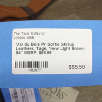 Pr Softie Stirrup Leathers, Tags, *new
