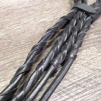 Braided Leather Reins, Tags, *new
