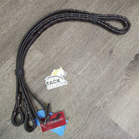 Braided Leather Reins, Tags, *new
