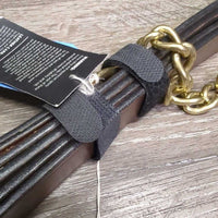 FS Leather Lead & Brass Chain, Tags, *new
