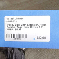 Girth Extension, Roller Buckles, Tags, *new
