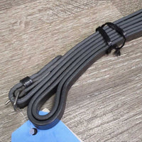 Flat Curb Reins, 2x Leather Stops, Tags, *new
