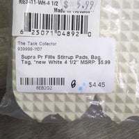 Pr Fillis Stirrup Pads, Bag, Tag, *new
