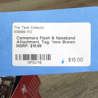 Flash & Noseband Attachment, Tag, *new
