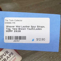 Wst Leather Spur Straps, Tag, *new
