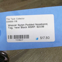 Nylon Padded Noseband, Tag, *new
