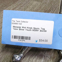 Wst Knob Spurs, Tag, *new

