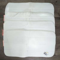 4 Fleece No Bow Leg Quilts *vgc, clean, mnr hair, pills, creases, stains
