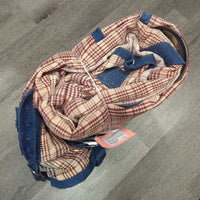 Insulated Rain Sheet, 2 legs *gc, clean, wpf, older, v.faded, repairs, snags, stains, pills, mnr hair
