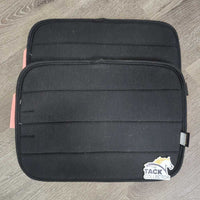 Pr Short No Bow Leg Quilts *vgc/gc, older, clean, faded, rubs, pilly, mnr hair
