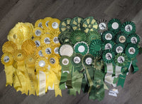 47 1980-2010 Assorted Horse Show Ribbons *Craft projects *
