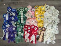 198 1980-2010 Assorted Horse Show Ribbons *Craft projects *
