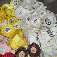 198 1980-2010 Assorted Horse Show Ribbons *Craft projects *
