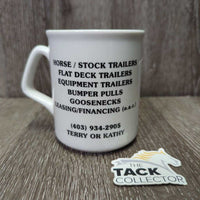 "Quality Trailer Sales" Mug *vgc/gc, edge crack
