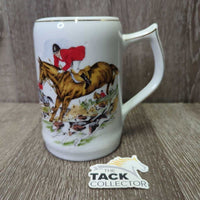 Vintage "Fox Hunting" Mug *vgc, copy?, mnr stains, rubs & scuffs
