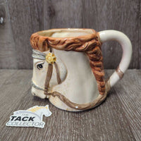 Vintage "Horse Head" Mug *gc/fair, dirt, residue, stains
