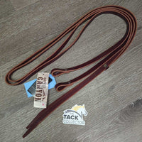 Copper Canyon Latigo Split Reins, Keeper, Tag, *new
