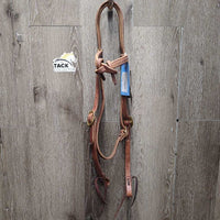 Copper Canyon Leather Futurity Knot Headstall, Ties, Tag, *new
