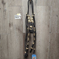 Copper Canyon Nylon Vaquero Cross Knot Brow Headstall, Ties, Tag, *new
