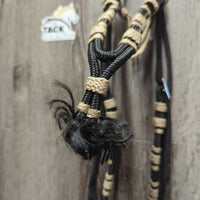 Copper Canyon Nylon Vaquero Cross Knot Brow Headstall, Ties, Tag, *new
