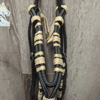 Copper Canyon Nylon Vaquero Cross Knot Brow Headstall, Ties, Tag, *new
