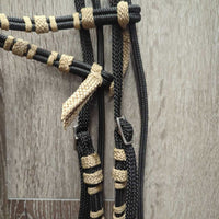 Copper Canyon Nylon Vaquero Cross Knot Brow Headstall, Ties, Tag, *new
