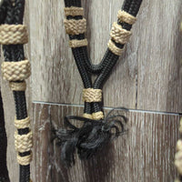 Copper Canyon Nylon Vaquero Cross Knot Brow Headstall, Ties, Tag, *new
