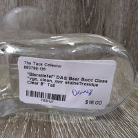 "Bierstiefel" DAS Beer Boot Glass *vgc, clean, mnr stains?residue
