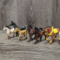 9 Assorted Horses *gc, mnr scuffs, stains & rubs
