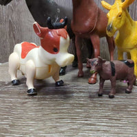 7 Assorted Toy Animals & Horses
