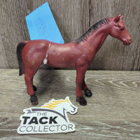 Hvy Plastic Toy Horse, Mane & Tail *gc, rubs, scratches, stains, faded spots
