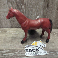 Hvy Plastic Toy Horse, Mane & Tail *gc, rubs, scratches, stains, faded spots
