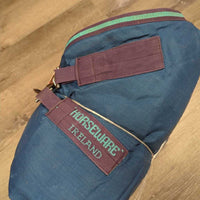 100g Winter Blanket, detach neck, tail *vgc, mnr wpf, faded, repairs, tears, dirt, residue, stains, snags
