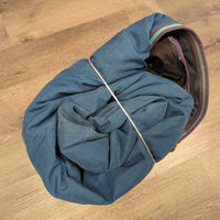 100g Winter Blanket, detach neck, tail *vgc, mnr wpf, faded, repairs, tears, dirt, residue, stains, snags
