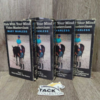 Mary Wanless: Video Masterclass 4 VHS Set, 1993 *vgc, clean, edge rubs, bent/scraped edges, works?
