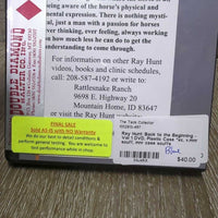 Ray Hunt: Back to the Beginning - Vol 1 DVD, Plastic Case *xc, v.mnr scuff, mnr case scuffs
