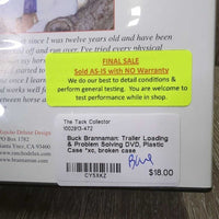 Buck Brannaman: Trailer Loading & Problem Solving DVD, Plastic Case *xc, broken case
