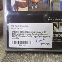 Double Dan Horsemanship with Dan James, Long Reining Basics DVD, Plastic Case *vgc, scratches, scuffs
