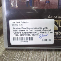 Double Dan Horsemanship with Dan Steers & Dan James, Ground Control Explained DVD, Plastic Case *vgc, scratches, scuffs
