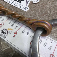 Single Twisted Wire Western Loose Ring *gc, clean, stains, discolored, rubs, scrapes, chews
