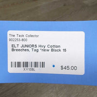 JUNIORS Hvy Cotton Breeches, Tag *new
