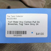 Hvy Cotton Pull On Breeches, Tag *new

