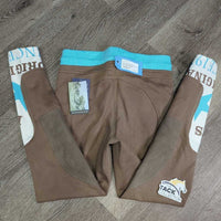 Euro Seat Hvy Cotton Breeches, Elastic Waistband, Drawstrings, Tag *new
