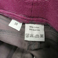 Euro Seat Hvy Cotton Breeches, High Elastic Waistband, Drawstrings, Tag *new
