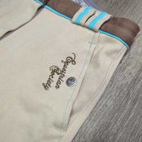 Full Seat High Waisted Hvy Cotton Breeches, Tag *new

