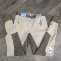 Full Seat High Waisted Hvy Cotton Breeches, Tag *new
