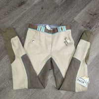 Full Seat High Waisted Hvy Cotton Breeches, Tag *new
