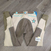 Full Seat High Waisted Hvy Cotton Breeches, Tag *new
