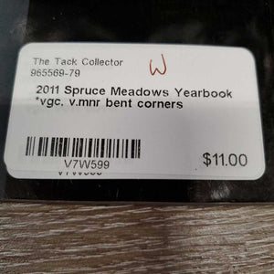 2011 Spruce Meadows Yearbook *vgc, v.mnr bent corners